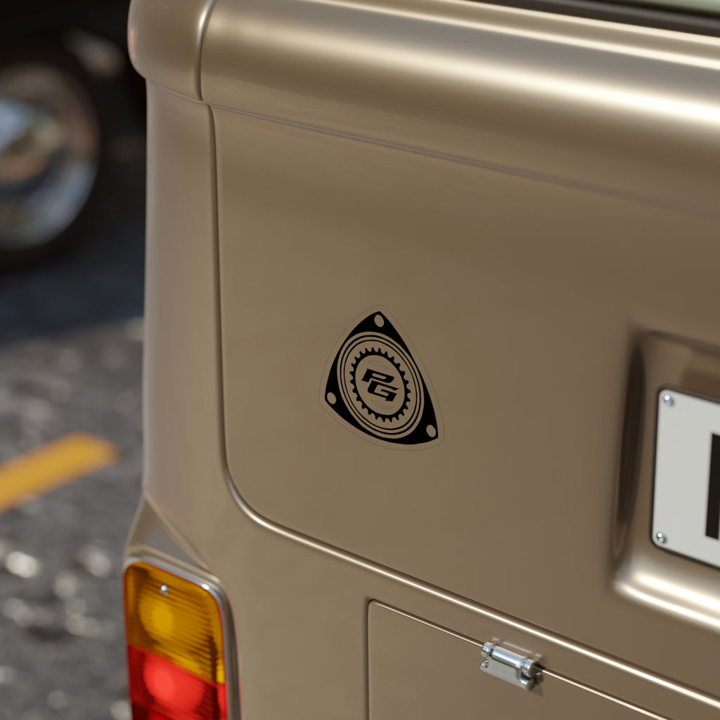 Paddys Garage 4x4 logo sticker black