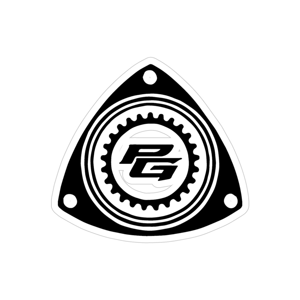 Paddys Garage 4x4 logo sticker black