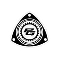 Paddys Garage 4x4 logo sticker black